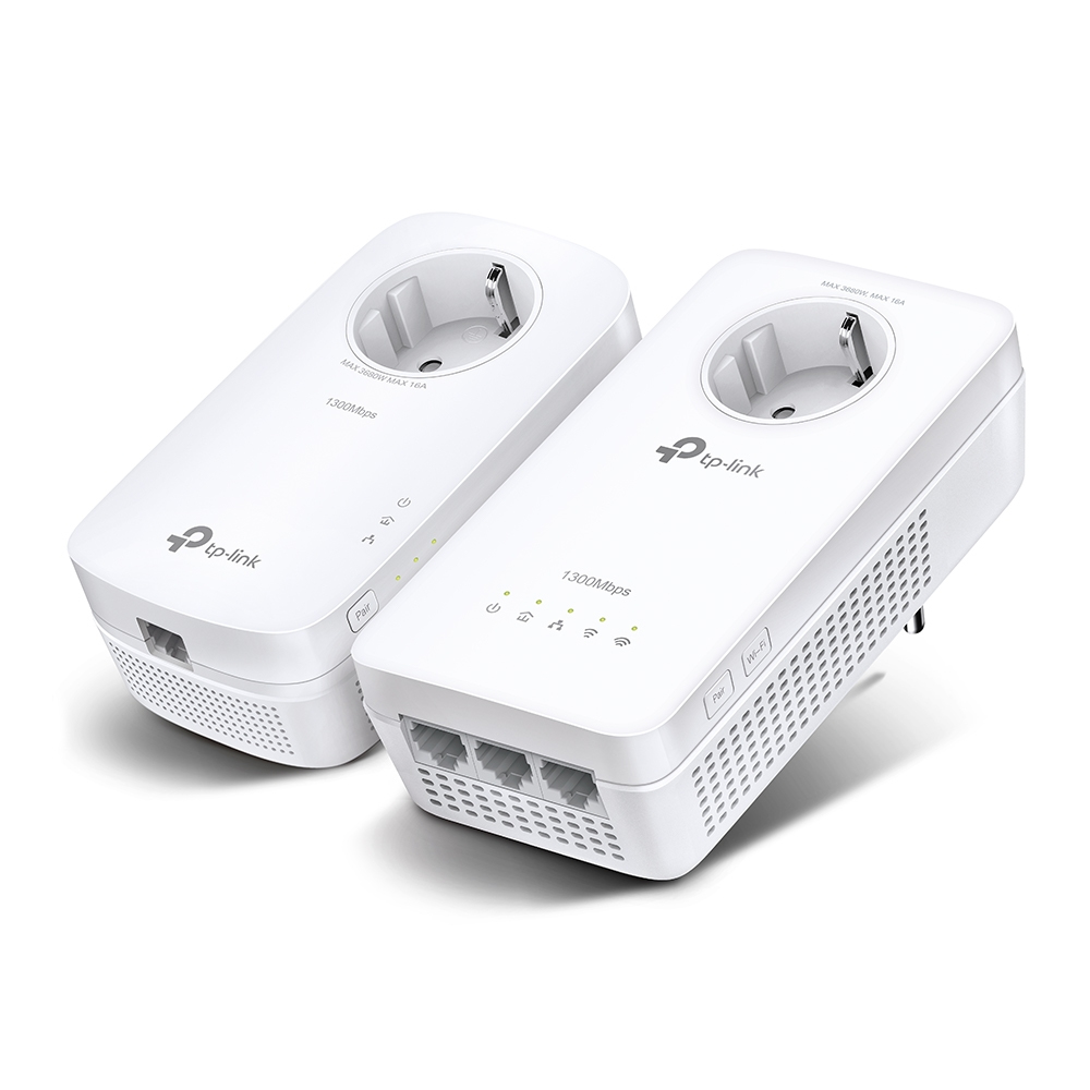 TP-Link TL-WPA8631P PowerLine Network Adapters - White