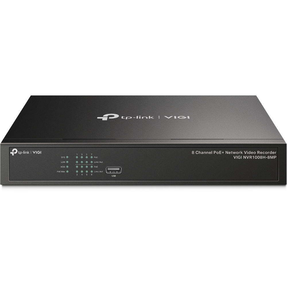 TP-Link VIGI 8 Channel PoE+ Network Video Recorder