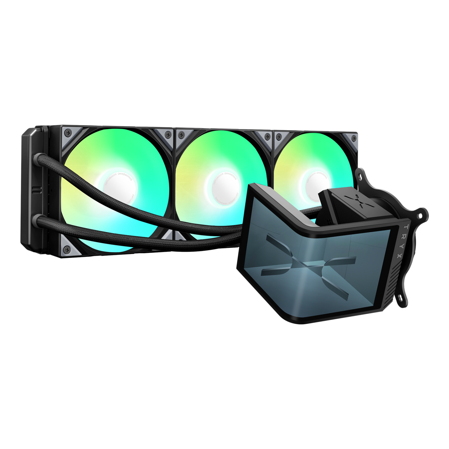 TRYX Panorama SE ARGB 360 Processor All-in-one liquid cooler 12 cm Black