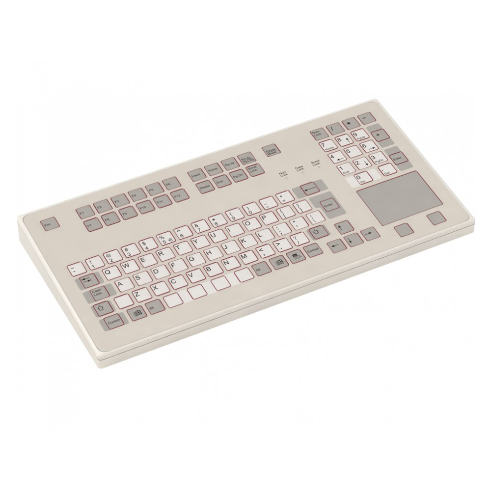 Tipro Desktop Compact Keyboard with Touchpad USB