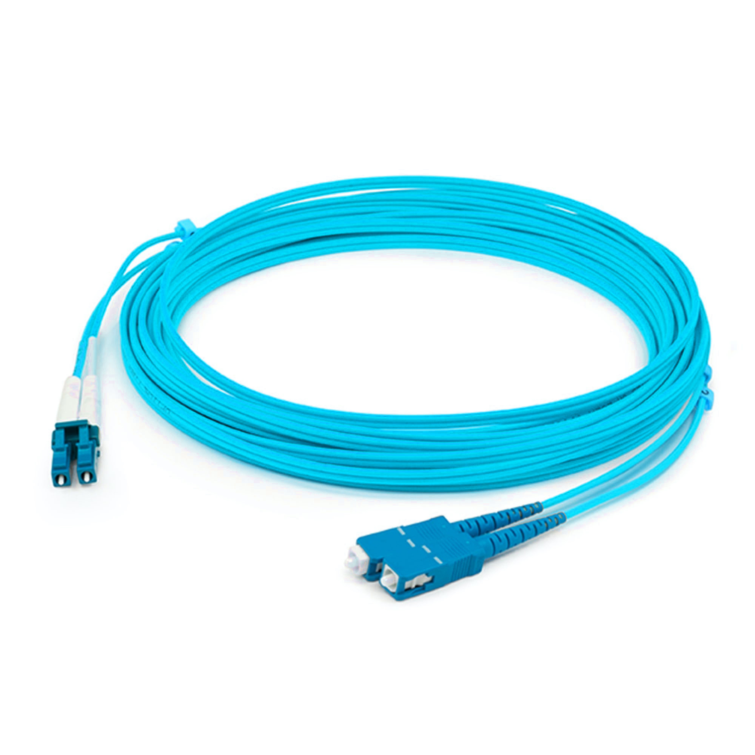 Titan LCSCOM3DAQ20 Fibre Optic Cables - Aqua colour