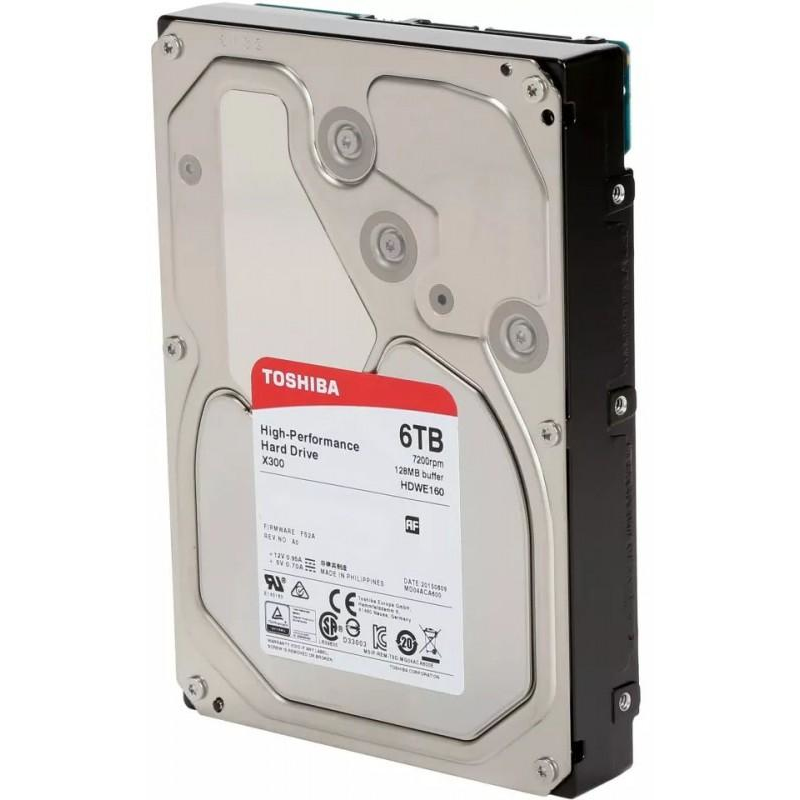 Toshiba 6TB X300 7.2K 3.5INCH HDD