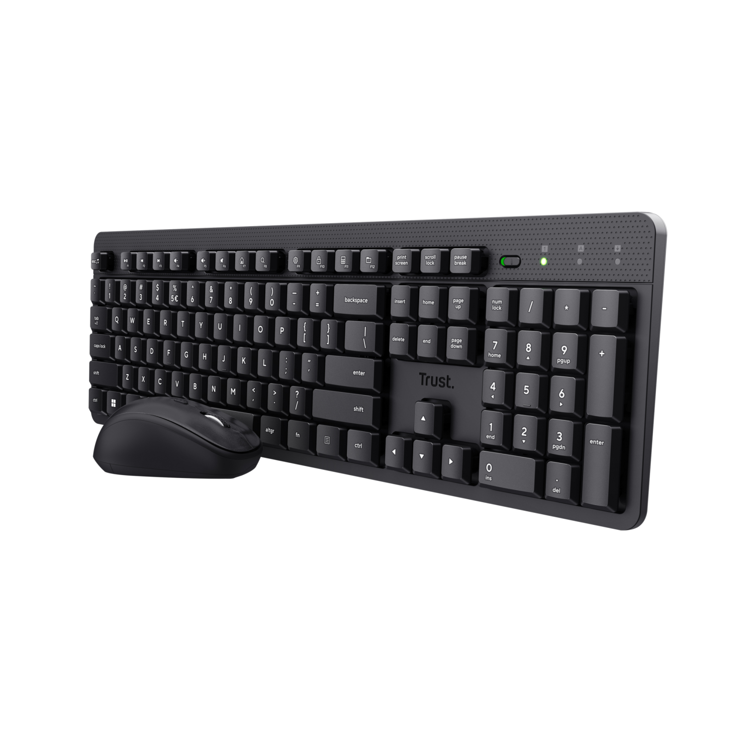 Trust Ody II keyboard Mouse included RF Wireless QWERTY UK English Black