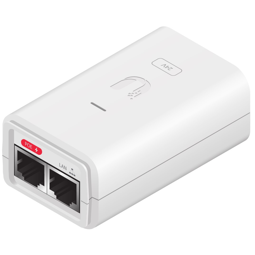Ubiquiti POE-24-7W-G-WH PoE Adapters - White