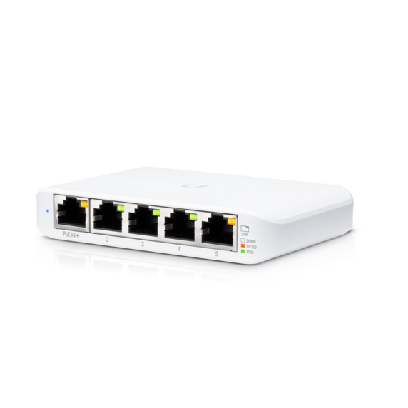 Ubiquiti 5-pack Network Switches - White