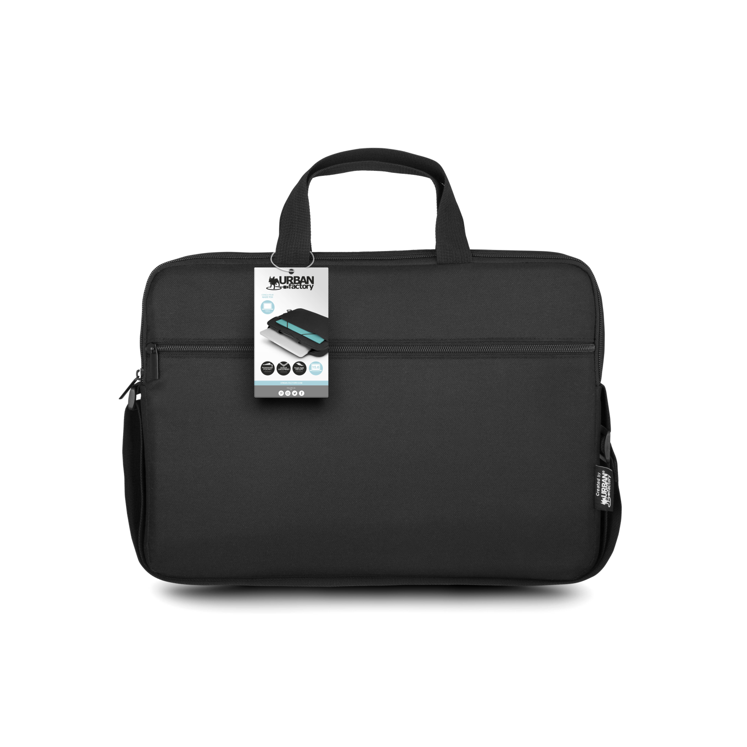 Urban Factory Nylee Toploading Laptop Bag 12.5" Black