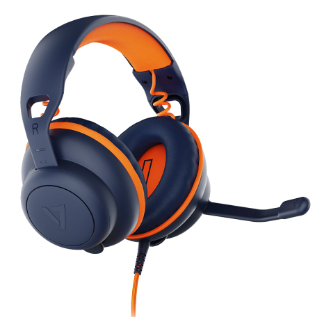 V7 Safe Sound 2 Education Headset - Stereo - Mini-phone (3.5mm) - USB-A - USB-C - Wired - On-ear - Binaural - Circumaural - 1.8 m /6 ft Cable - Inline Controller - Configurable Acoustic Output - Noise Cancelling - Bi-directional Microphone - Adjustable Pa
