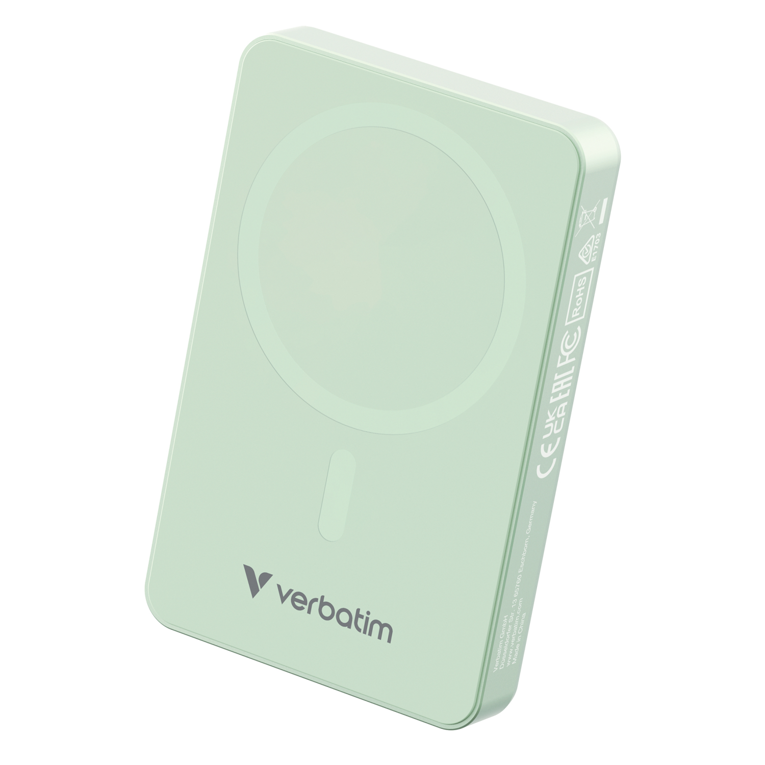 Verbatim Charge n Go Essentials Magnetic Wireless Power Bank 10000 mAh Green