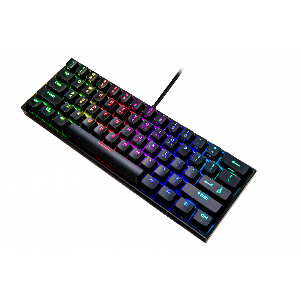 Verbatim SureFire KingPin M1 60% Mechanical RGB Gaming Keyboard