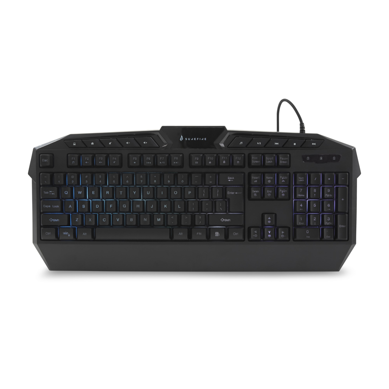 SureFire KingPin keyboard Gaming USB QWERTY English Black