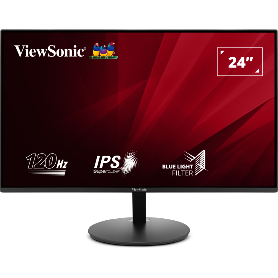 Viewsonic 120Hz Computer Monitors - 24 Inches - Black
