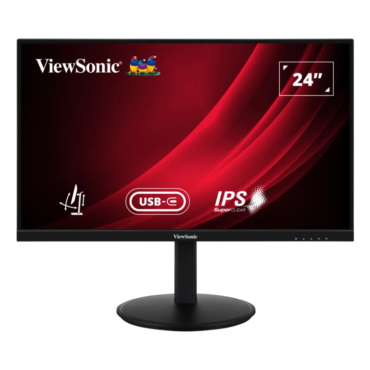 Viewsonic VG2409-MHDU-2 Computer Monitors - 23.8 Inches - Black
