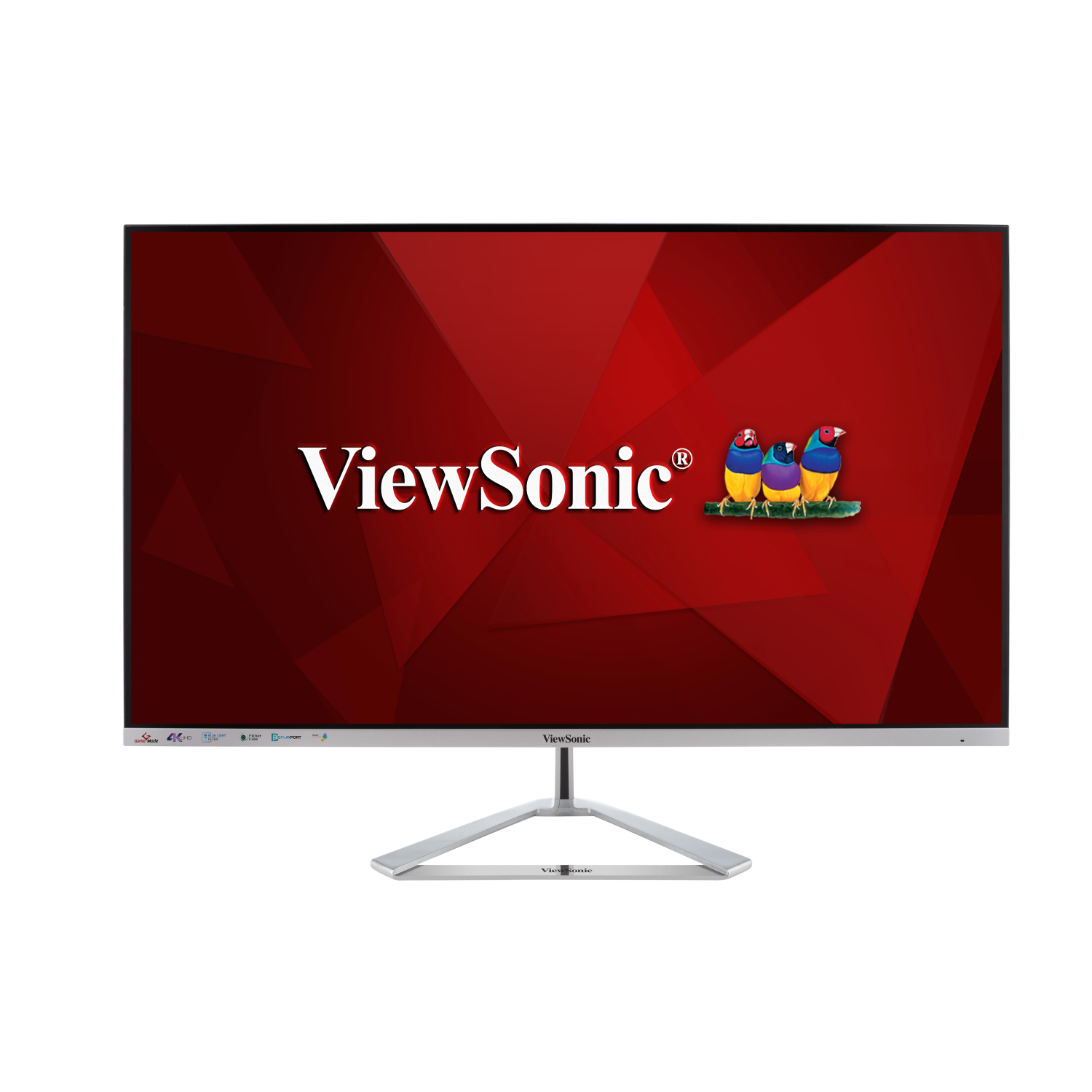 Viewsonic VX3276-4K-mhd Computer Monitors - 32 Inches - Silver