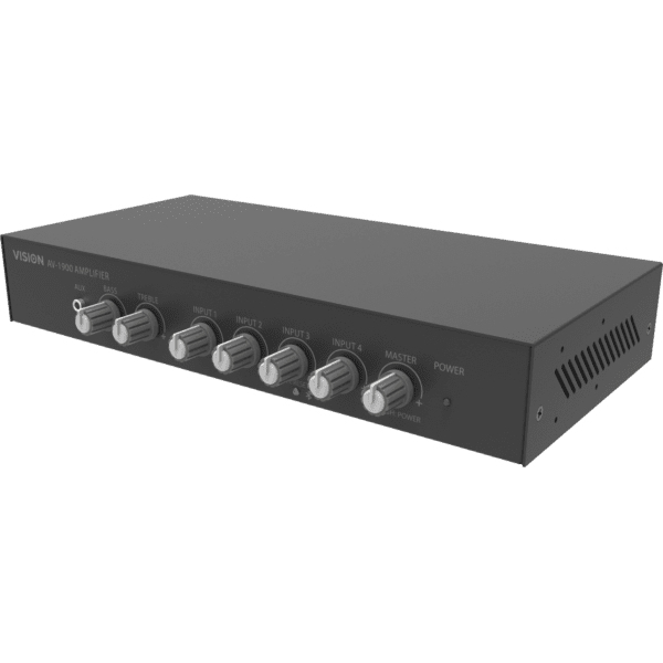 Vision AV-1900 Audio Amplifiers - Black