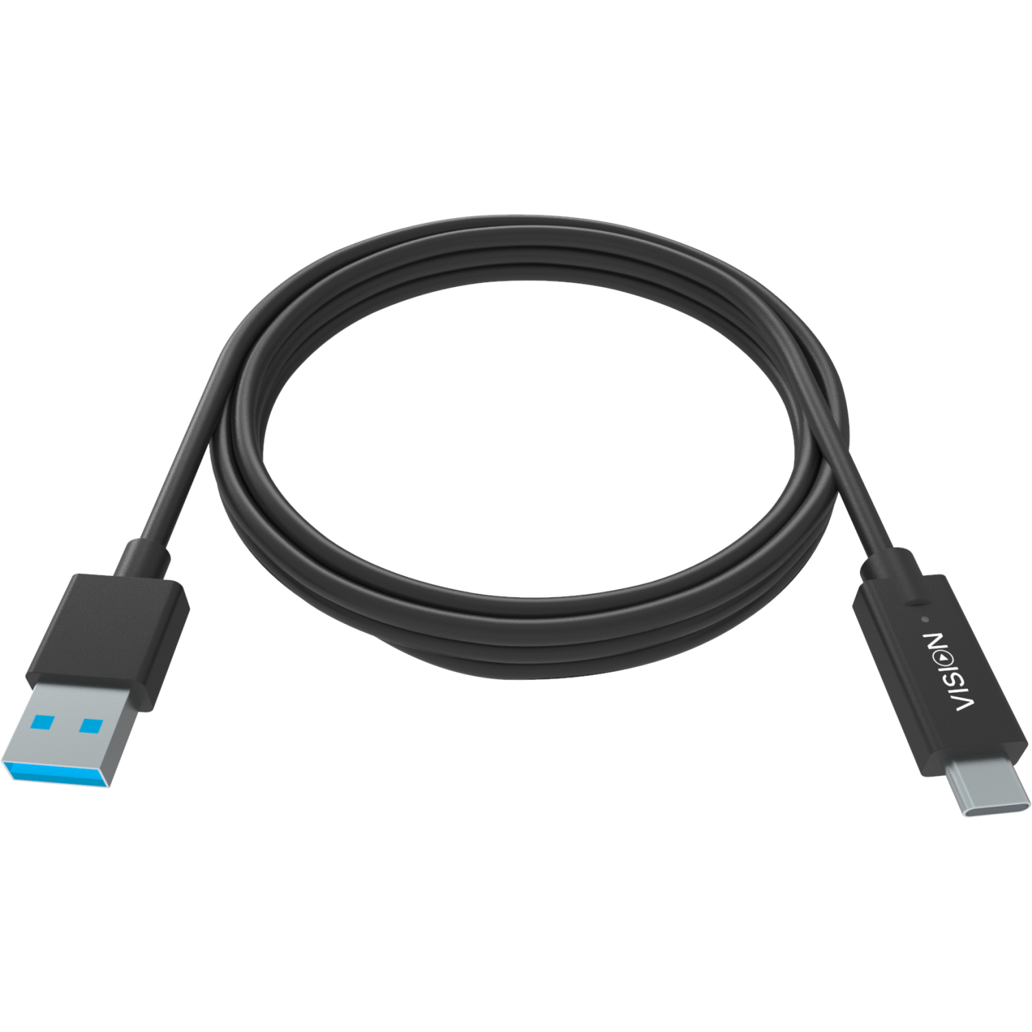 Vision 1MUSBCA USB Cables - Black