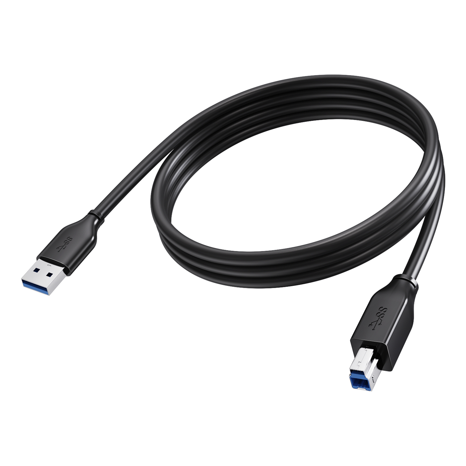 Vision TC 2MUSB3.0/BL USB cable USB 3.2 Gen 1 (3.1 Gen 1) 2 m USB A USB B Black
