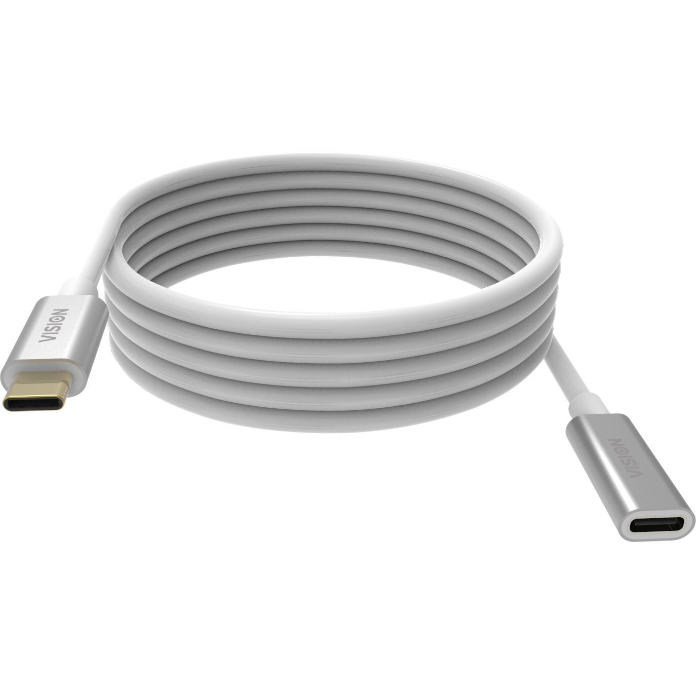 Vision 2MUSBCEXT USB Cables - White