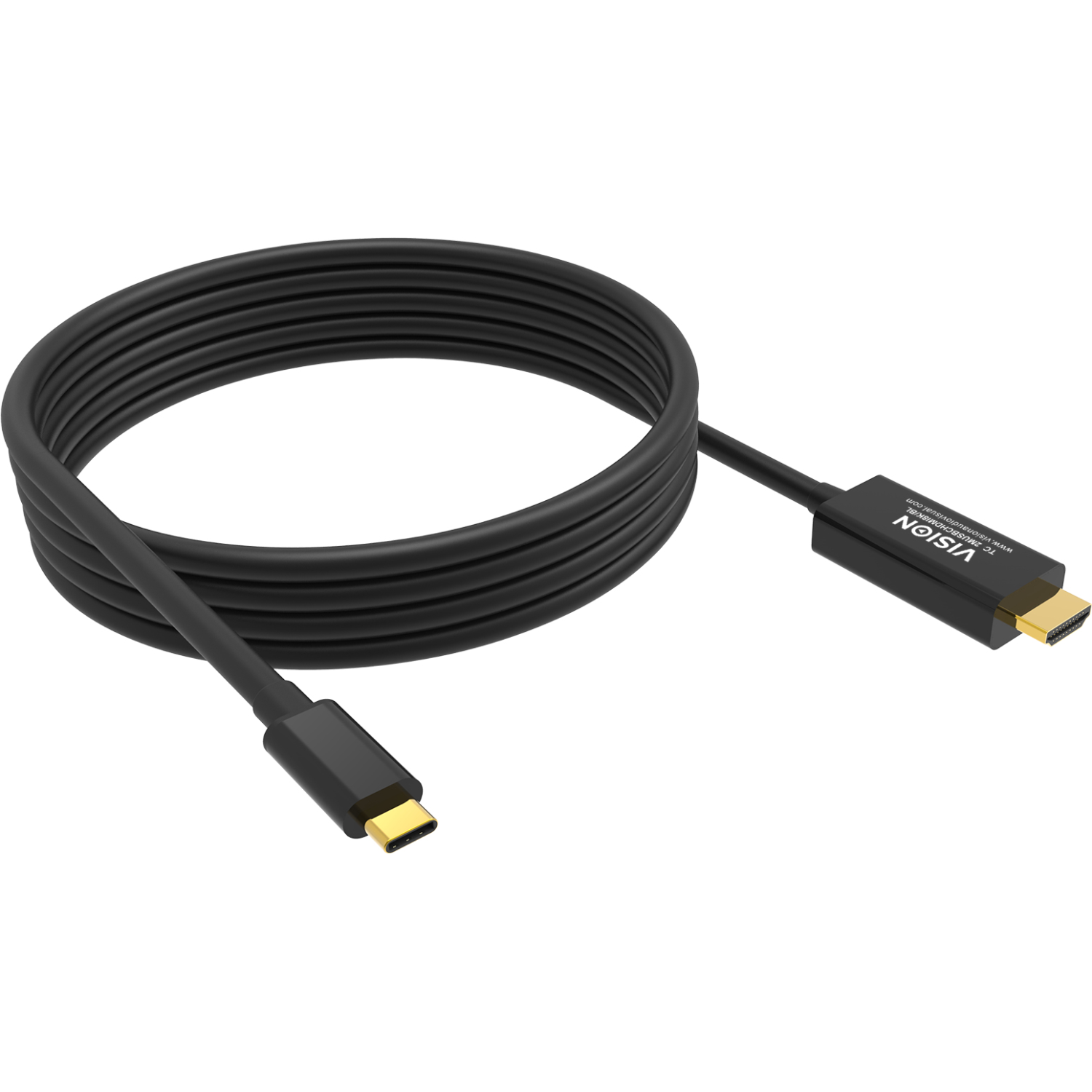 Vision 2MUSBCHDMI8K Mobile Phone Cables - Black