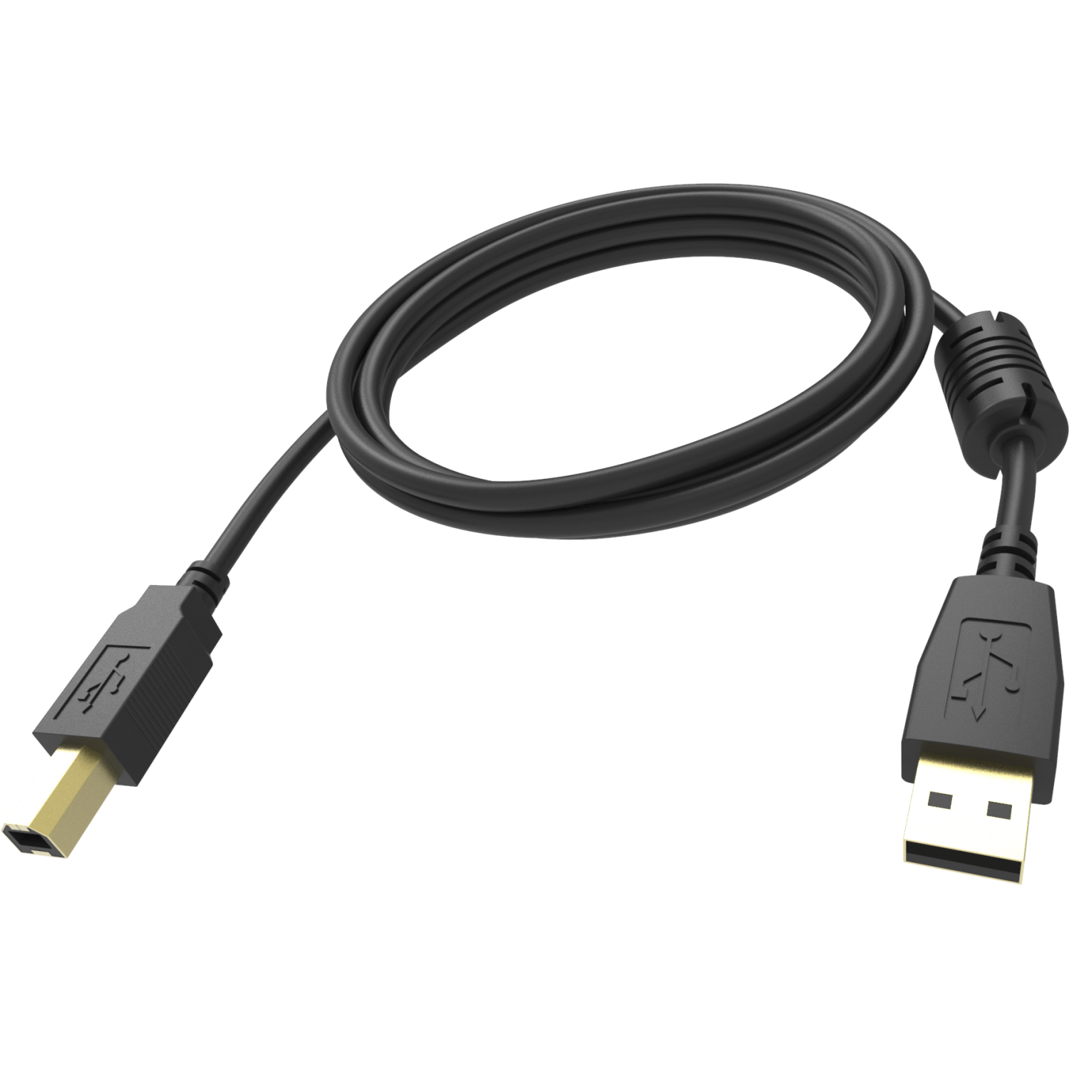 Vision 5MUSB USB Cables - Black
