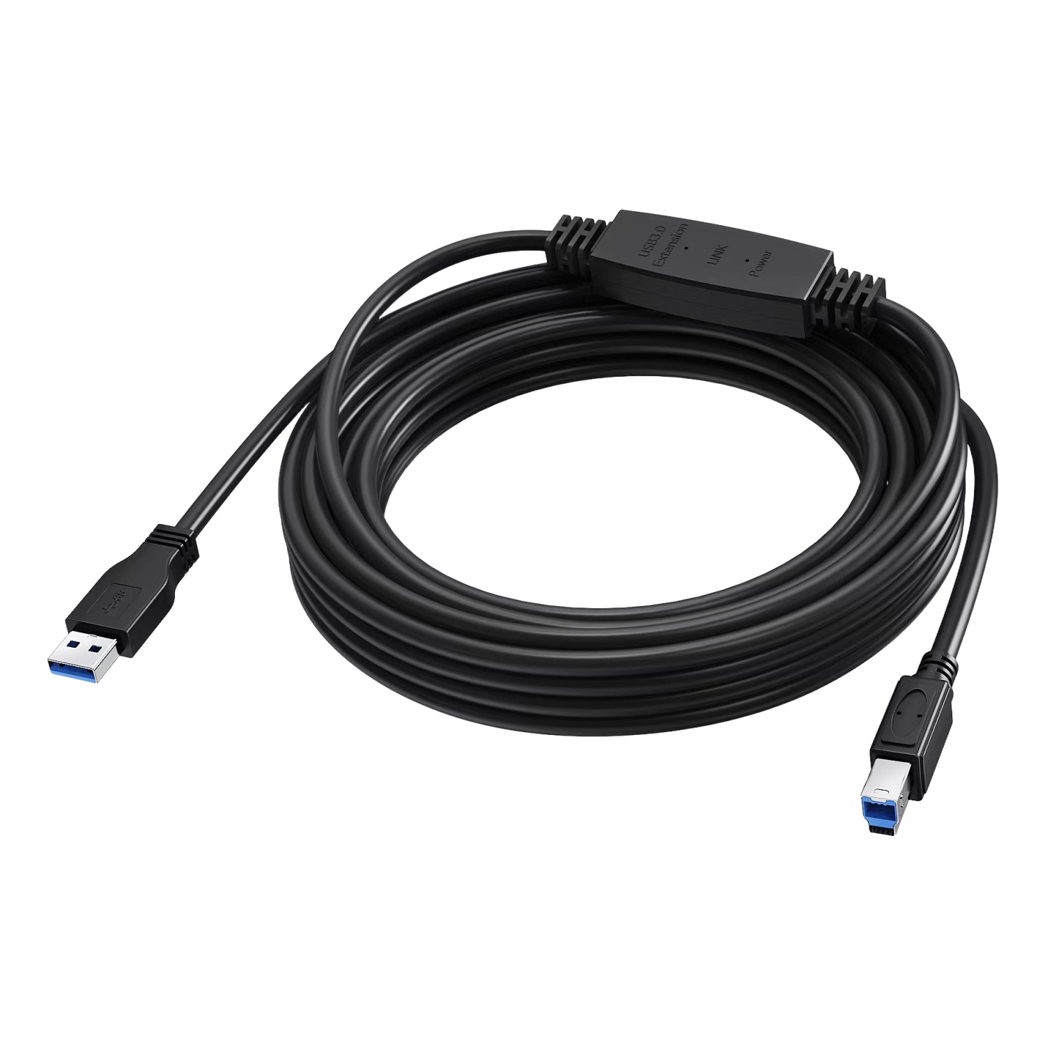 Vision TC 5MUSB3.0+/BL USB cable USB 3.2 Gen 1 (3.1 Gen 1) 2 m USB A USB B Black