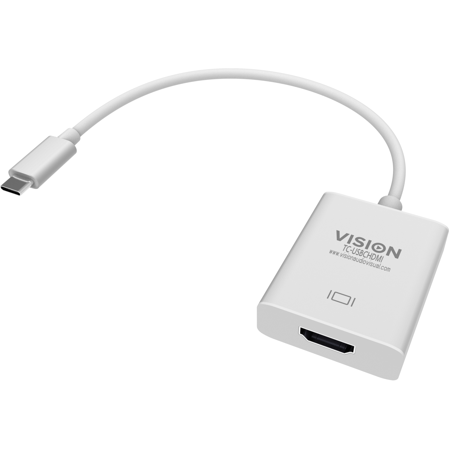 Vision TC-USBCHDMI USB graphics adapter 3840 x 2160 pixels White