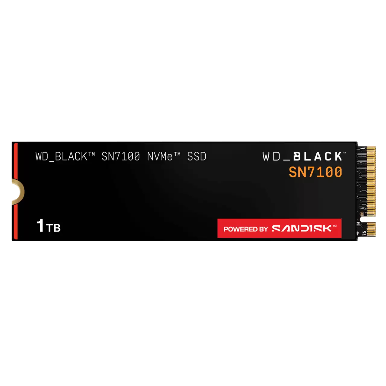 Western Digital WD SSD M.2 (2280) 1TB Black SN7100 PCIe 4.0/NVMe (Di)