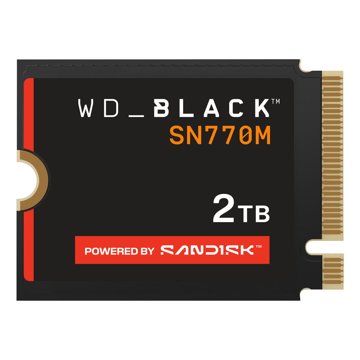 Western Digital SN770M Internal Solid State Drives - Black