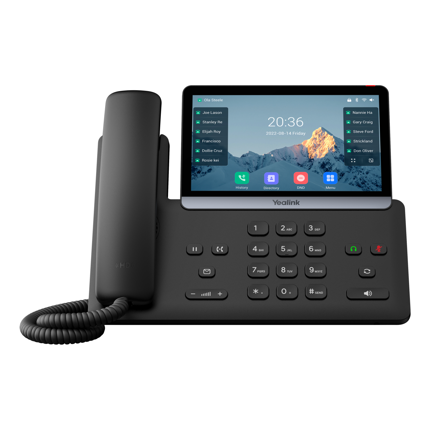 Yealink T77U IP Phones - 7 Inches - Black