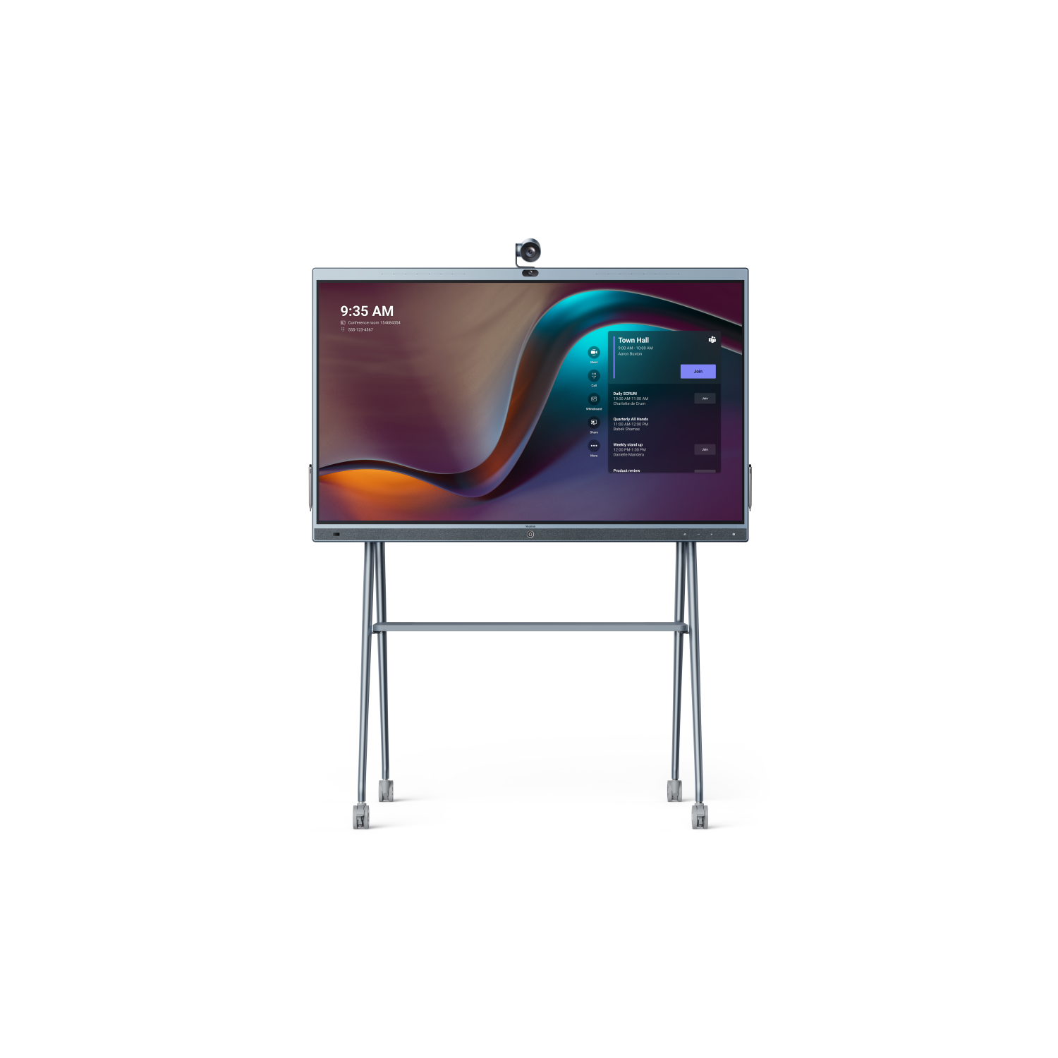 Yealink MB65-A001 Signage Displays - 65 Inches - Black