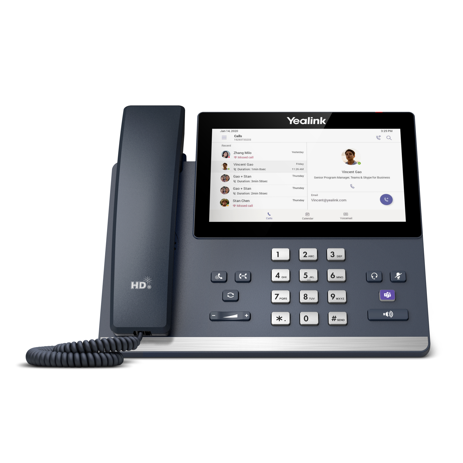 Yealink MP56 IP Phones - 7 Inches - Grey