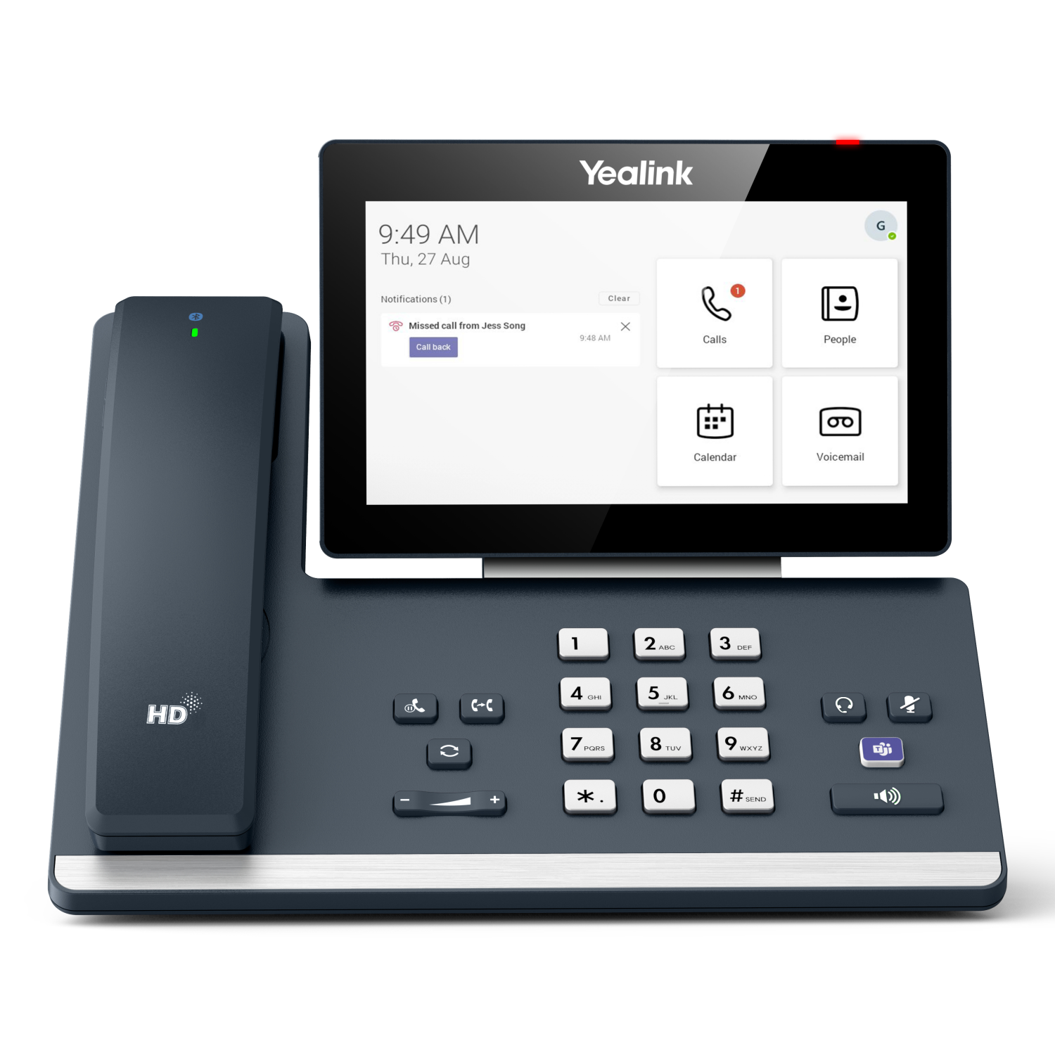 Yealink MP58-WH IP Phones - 7 Inches - Grey