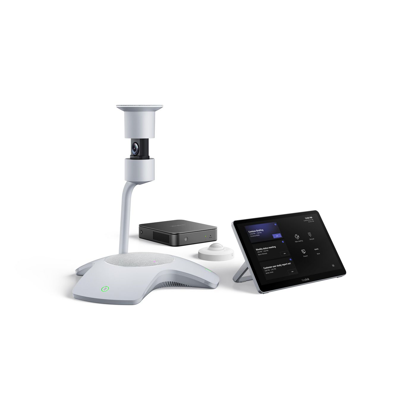 Yealink Native Microsoft Teams Rooms system for Small-to-medium rooms  Bundle includes:  SmartVision 60 MCore Pro-MS MTouch Plus RoomSensor