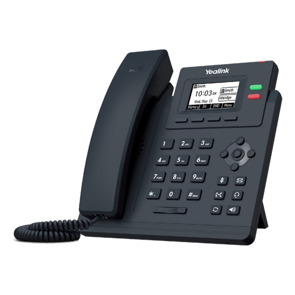 Yealink T31W IP Phones - 2.3 Inches - Grey