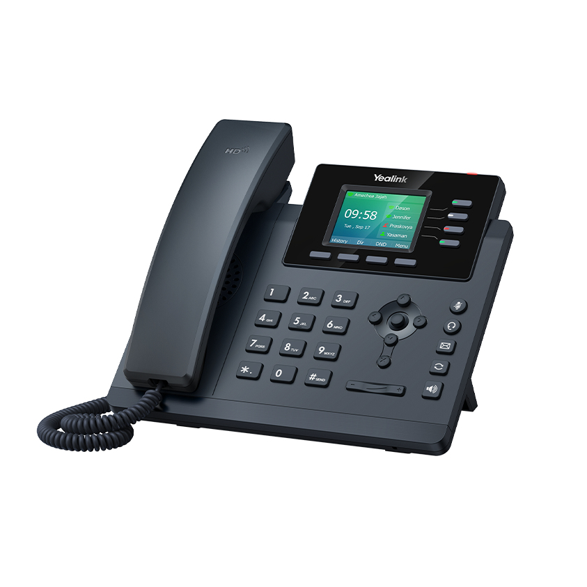 Yealink T34W IP Phones - 2.4 Inches - Black