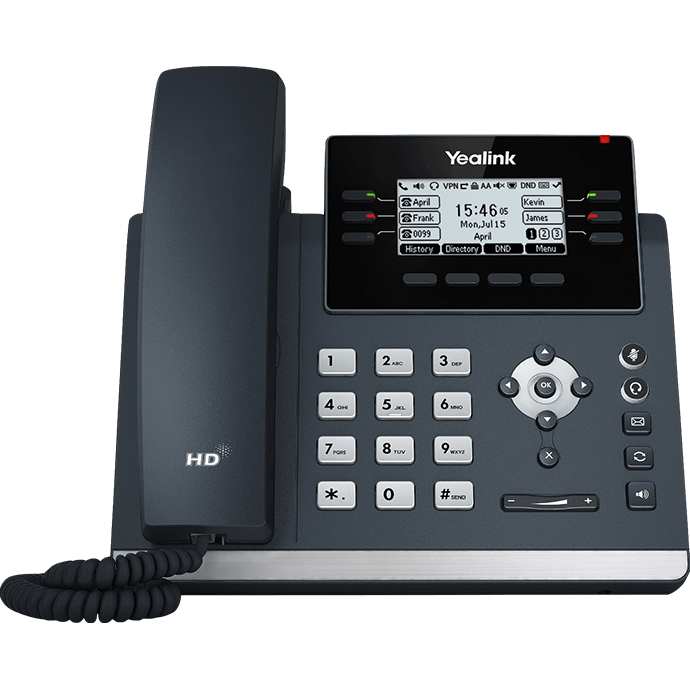 Yealink T42U IP Phones - 2.7 Inches - Grey