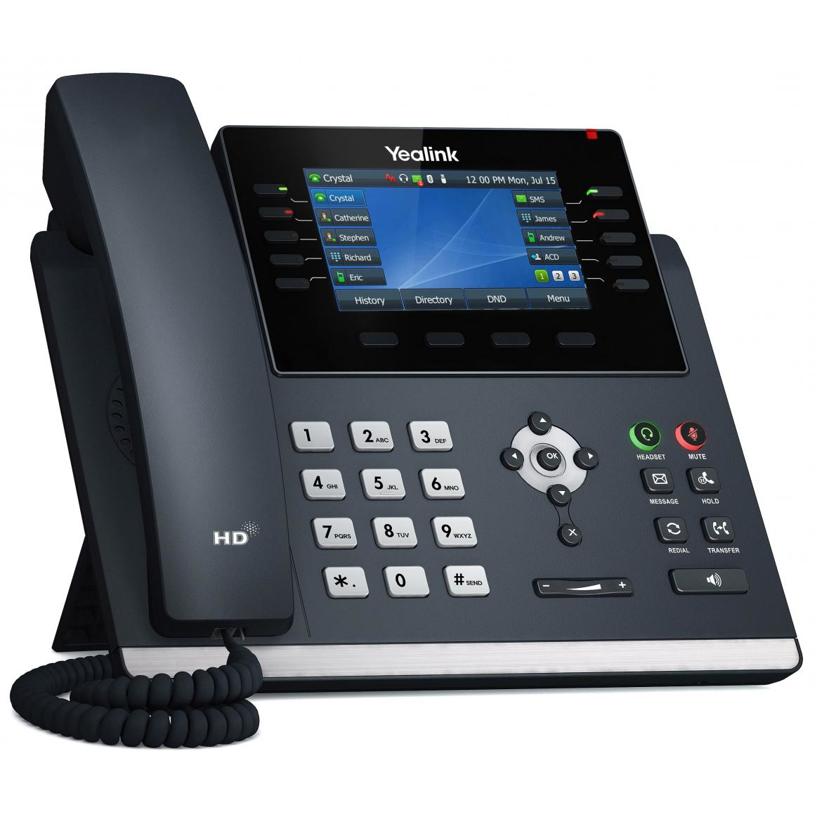 Yealink SIP-T46U IP Phones - 4.3 Inches - Grey