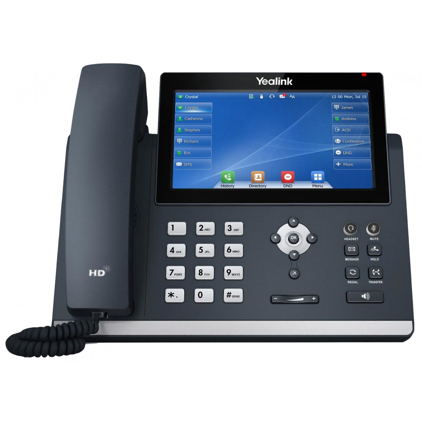 Yealink SIP-T48U IP Phones - 7 Inches - Grey