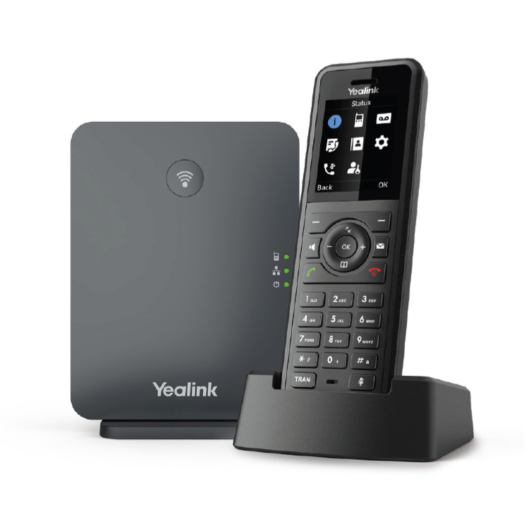 Yealink W77P IP Phones - 1.8 Inches - Black