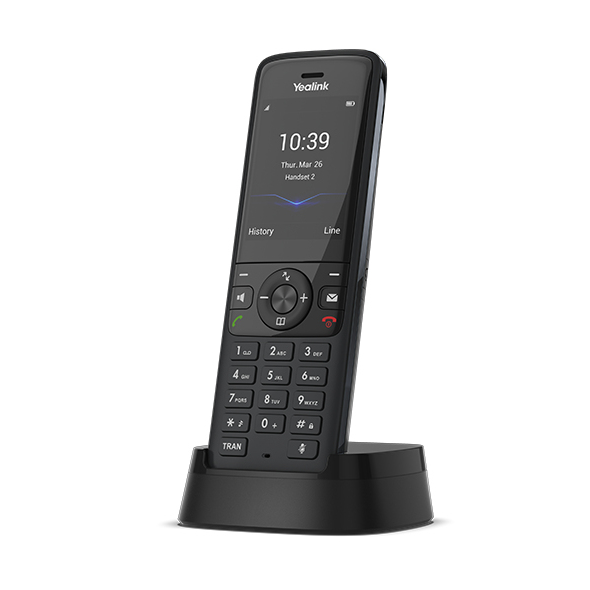 Yealink W78H Telephone Handsets - 2.4 Inches - Black