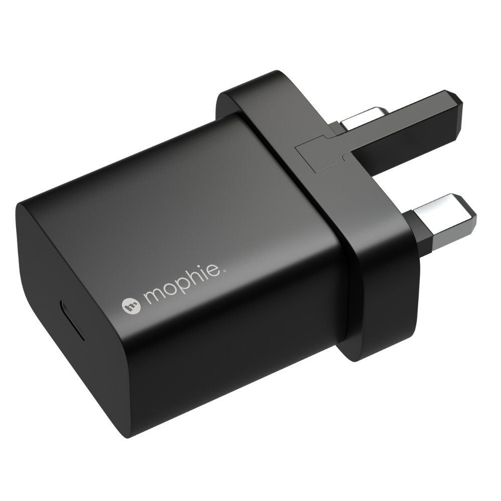 ZAGG Adapter-USB-C-20W-Black--UK Mobile Device Chargers - Black