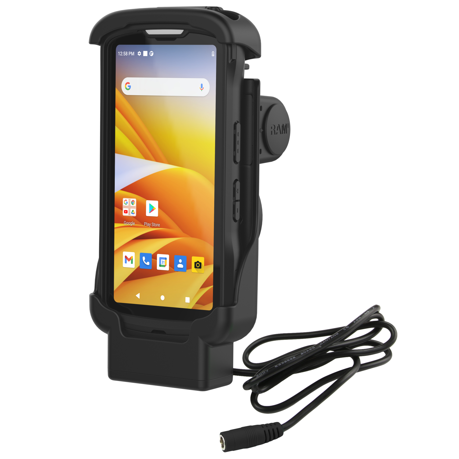 Zebra 3PTY-RAM-HOL-ZE17-2U Mobile Device Chargers - Black