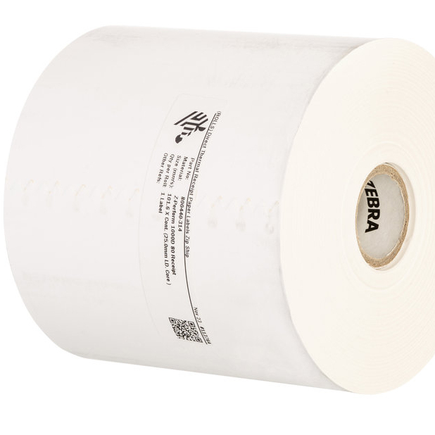 Zebra 1000D Printer Labels - White