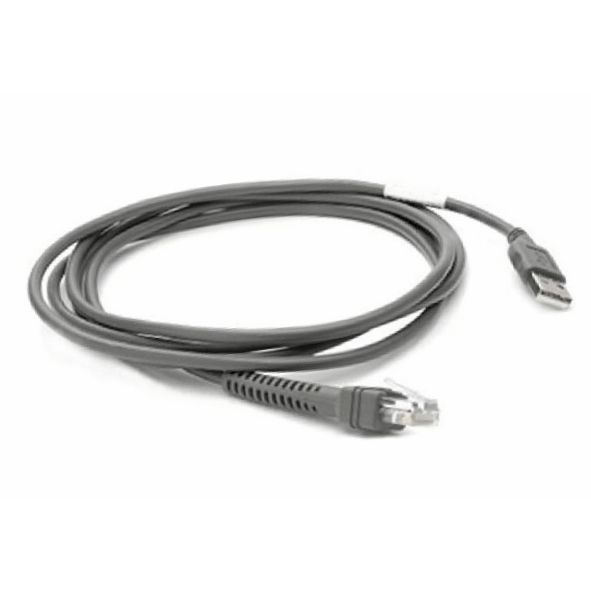 Zebra CBA-U21-S07ZBR Serial Cables - Black