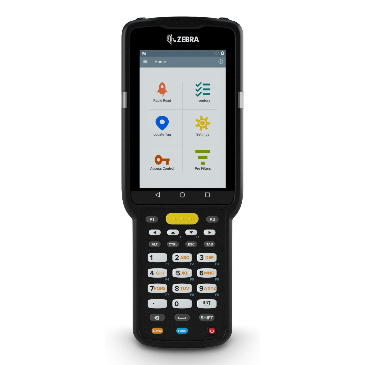 Zebra MC3390xR handheld mobile computer 10.2 cm (4") 800 x 480 pixels Touchscreen 769 g Black