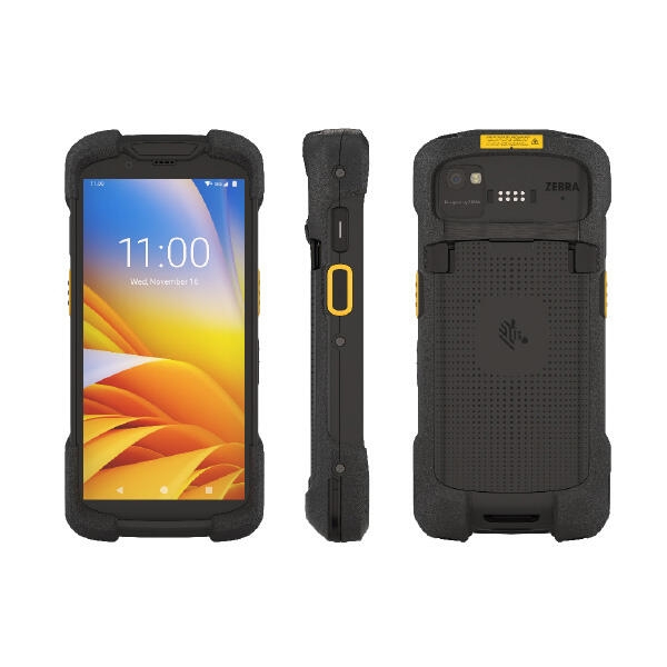 Zebra TC73 handheld mobile computer 15.2 cm (6") 1080 x 2160 pixels Touchscreen 349 g Black, Yellow