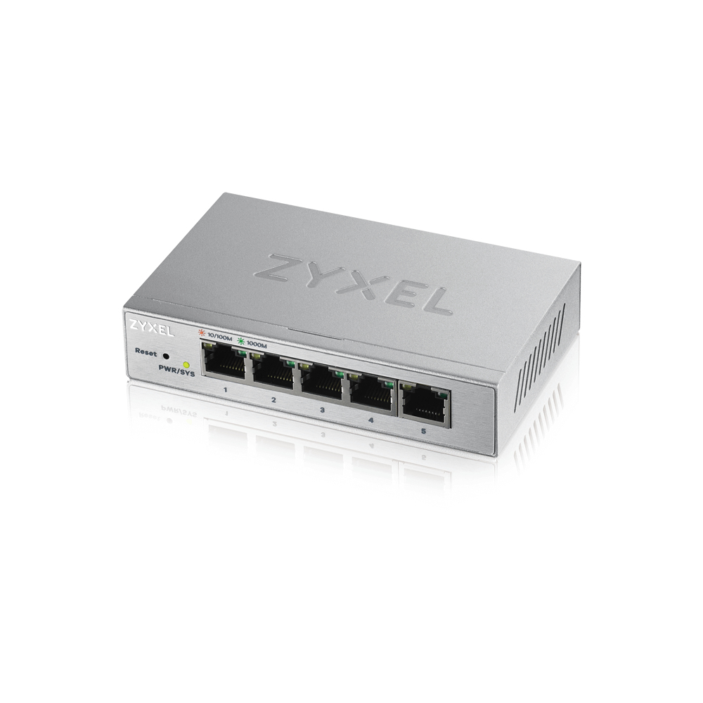 ZyXEL GS1200-5 Network Switches - Silver
