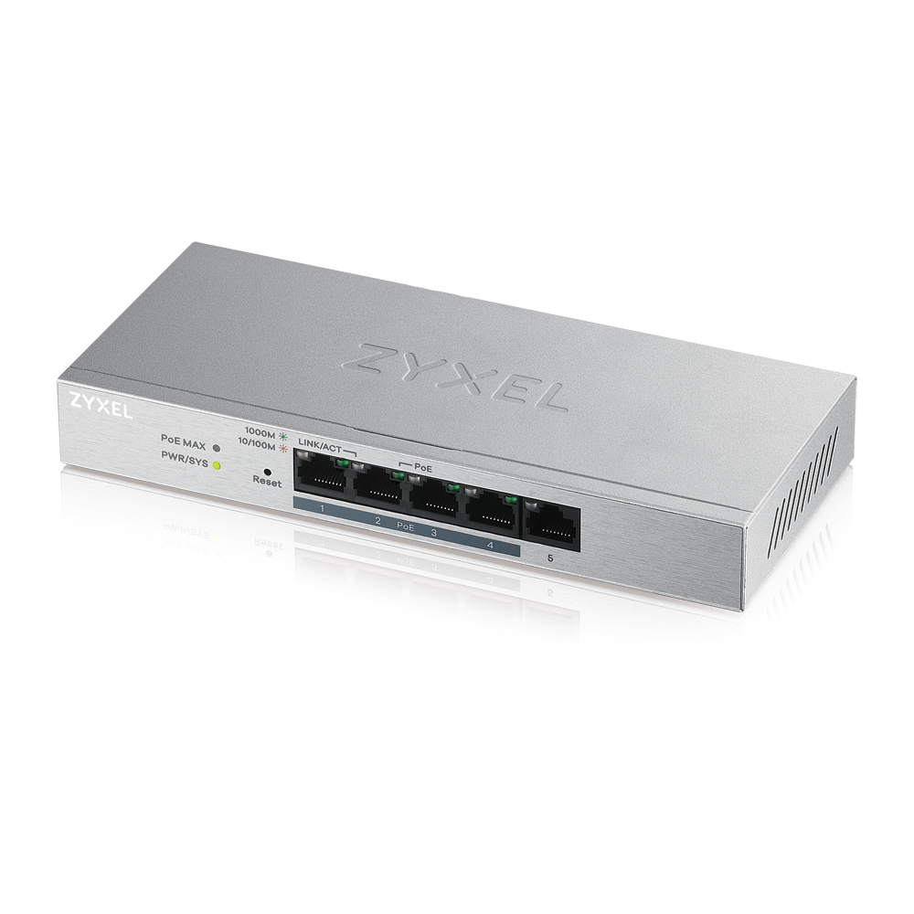 ZyXEL GS1200-5HP Network Switches - Grey
