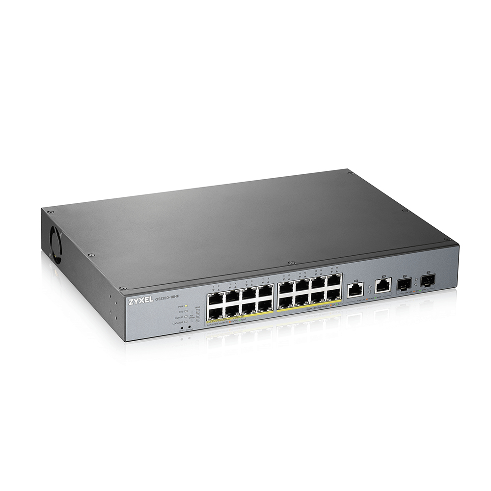 ZyXEL GS1350-18HP Network Switches - Grey