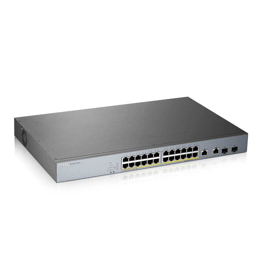 ZyXEL GS1350-26HP Network Switches - Grey