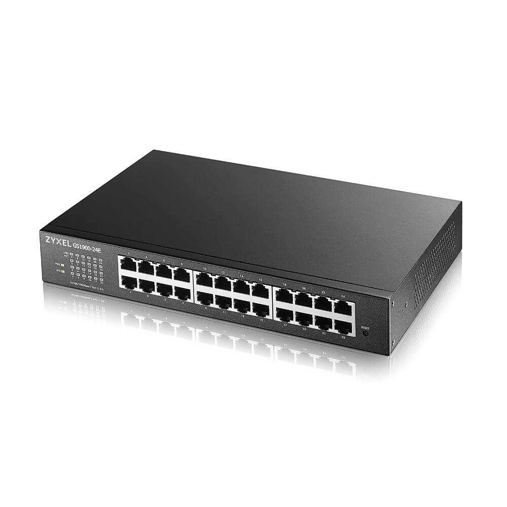 ZyXEL GS1900-24E Network Switches - Black